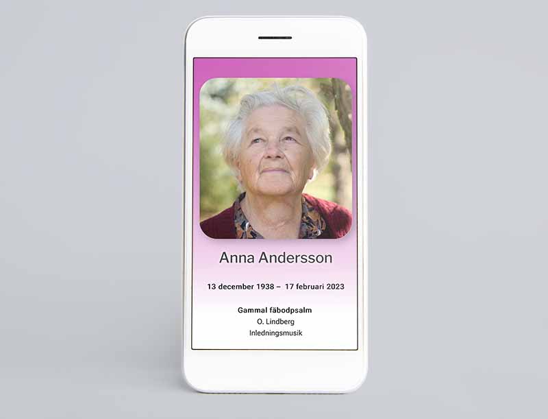 Digitalt programkort